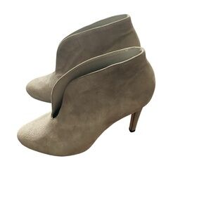 Reiss Grey suede booties